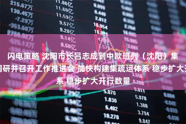 闪电策略 沈阳市长吕志成到中欧班列（沈阳）集结中心调研并召开工作推进会 加快构建集疏运体系 稳步扩大开行数量